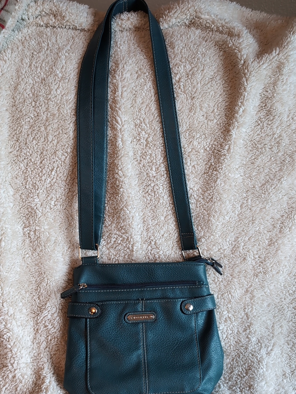 Rosetti Teal Crossbody Shoulder Bag